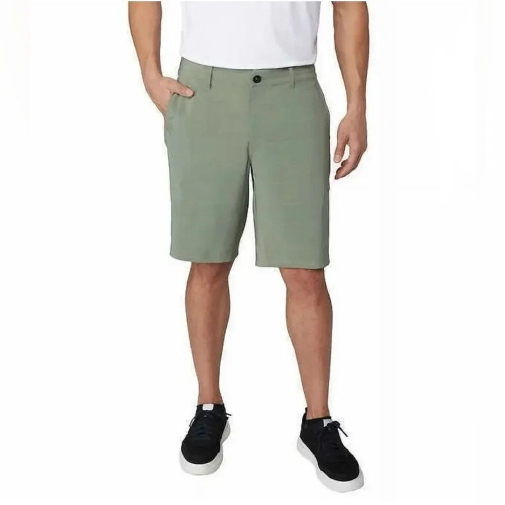 O'Neill Men's Crossover Hybrid Shorts Stretch Fabric Cargo Pocket Green Size 40